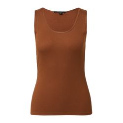 comma Basic T-Shirt - brown (8757)