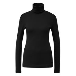 Q/S designed by Langarmshirt mit Rollkragen - schwarz (9999)