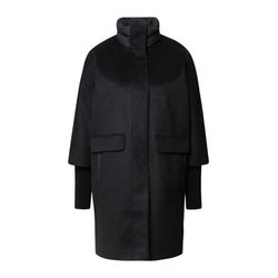 comma Weicher Wollmix-Cape mit Stehkragen   - schwarz (9999)