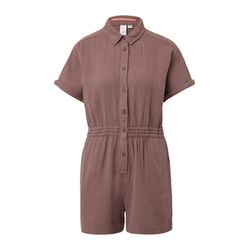 Q/S designed by Musselin-Overall mit Elastikbund in der Taille - violet (4762)