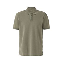 Q/S designed by Gewaschenes Polo-Shirt   - grün (7380)