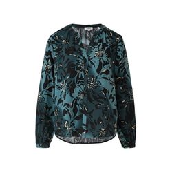 s.Oliver Red Label Bluse mit Allover-Print  - blau (69A1)