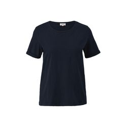 s.Oliver Red Label T-Shirt mit Umschlag am Ärmel   - blau (5959)