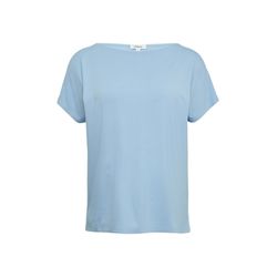 s.Oliver Red Label Viskosemix-T-Shirt im Relaxed Fit  - blau (5083)