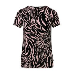 Q/S designed by T-shirt with all-over print - black/pink (99A0)