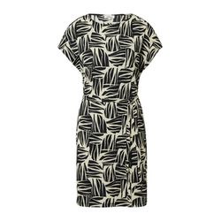 s.Oliver Red Label Structured jersey dress - black/white (99A0)