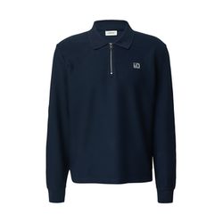 s.Oliver Red Label Baumwoll-Sweatshirt mit Polokragen - blau (5978)