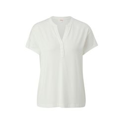 s.Oliver Red Label V-neck top   - white (0210)