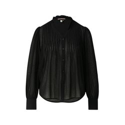 Q/S designed by Structured chiffon blouse - black (99B1)