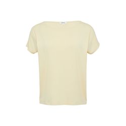 s.Oliver Red Label Viscose blend T-shirt in a relaxed fit - yellow (1122)