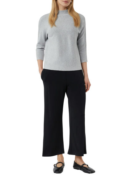 comma Strickpullover mit Stehkragen   - grau (92W2)