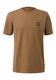 Q/S designed by T-Shirt aus schwerer Jerseyware mit gesticktem Patch - braun (8482)