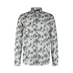 State of Art Hemd mit Print - blau/grün (5411)