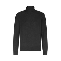 State of Art Basic-Rollkragenpullover aus Baumwolle - grau (9800)