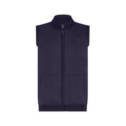 State of Art Schlichte Strickweste - blau (5900)