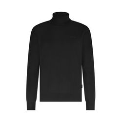 State of Art Basic-Rollkragenpullover aus Baumwolle - blau (5900)
