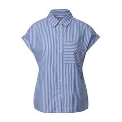 Street One Shirt blouse with glitter details - blue (32289)