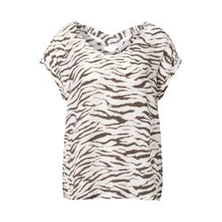 Street One Blouse with back neckline - beige/brown (36762)