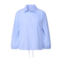 Street One Shirt blouse with glitter details - blue (22289)