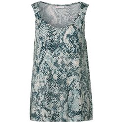 Street One Top with knot detail - blue (37020)
