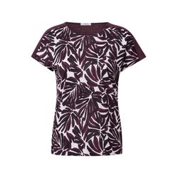 Cecil Print Shirt mit Details - rot (36900)