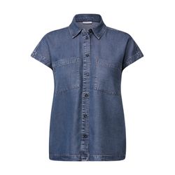 Cecil Lyocell Bluse - blau (10281)