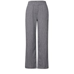 Cecil Straight-leg crepe trousers - blue (16715)
