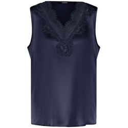 Taifun Short-sleeved blouse - blue (08920)