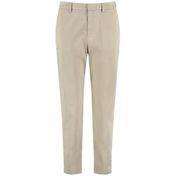 Taifun Chino 7/8 en coton stretch - brun (07500)