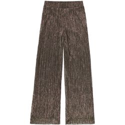 Garcia Pleated trousers with lurex  - black (60)