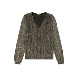 Garcia Schimmerndes Langarmshirt - schwarz (60)