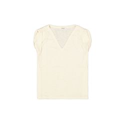 Garcia Haut à col en V - beige/blanc (1448)