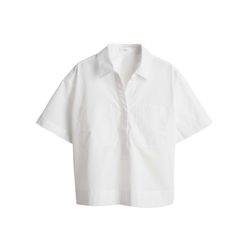 Opus Loose shirt in cotton poplin - Fiola - white (10)