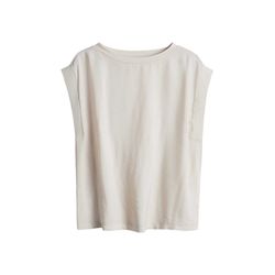 Opus T-shirt boxy Regular - Silkisi - beige (20003)