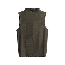 Opus Top slim en jersey aspect froissé - Idala - vert (30034)