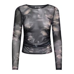 Only T-Shirt en mesh - Onlkaya   - gris (185598001)