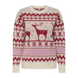 Only Knitted jumper - Onlxmas Rain   - gray (180083005)