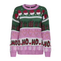 Only Knitted jumper - ONLXMAS HOHO - pink (219990001)