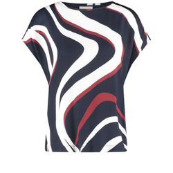 Gerry Weber Collection T-shirt with all-over print - blue (08172)