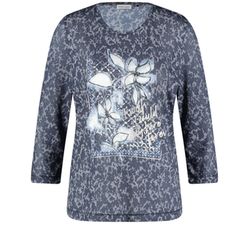 Gerry Weber Collection 3/4 sleeve shirt - blue (08141)