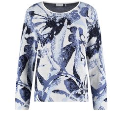 Gerry Weber Collection Pullover - blau/weiß (09162)