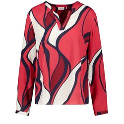 Gerry Weber Collection Bluse mit Allovermuster - rot (06037)