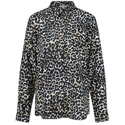 Gerry Weber Collection Bluse mit Leoprint - schwarz (01042)