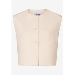 More & More Gilet avec patte de boutonnage - beige (0024)