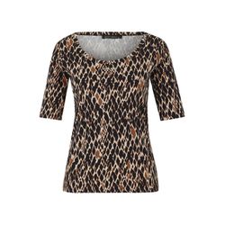 Betty Barclay Top with pattern - brown (8876)