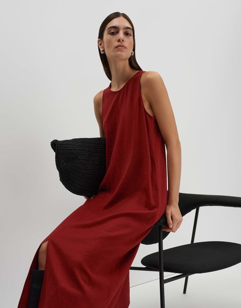 someday Trägerkleid mit sportlichem Rückenausschnitt - Qhili - rot (40037)