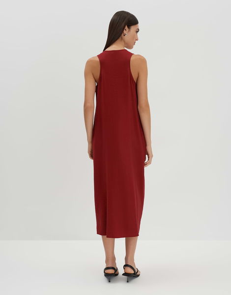 someday Trägerkleid mit sportlichem Rückenausschnitt - Qhili - rot (40037)