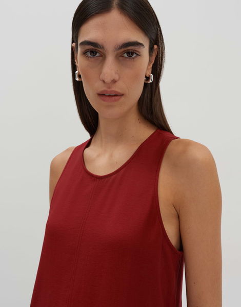 someday Trägerkleid mit sportlichem Rückenausschnitt - Qhili - rot (40037)
