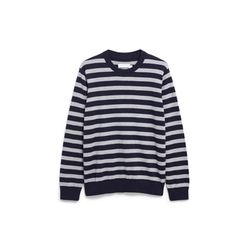 Armedangels Pullover - Loukaa Fine Stripes - blau/grau (3313)
