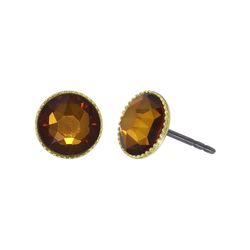 Konplott Earrings - Black Jack - brown (0040)